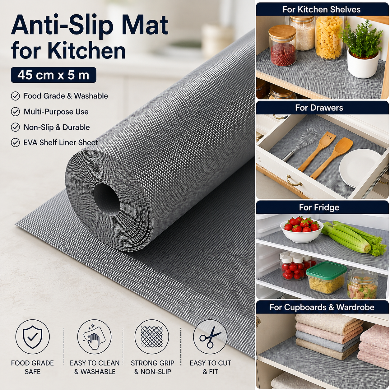 EVA Anti-Slip Kitchen Mats