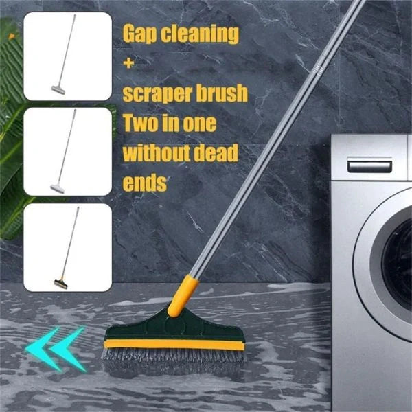2-in-1 Scrubbing Brush | Corner Wiper | Flexible Head