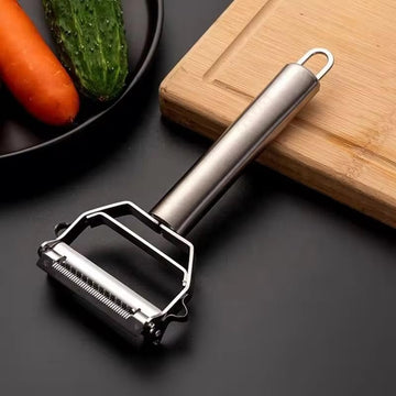 SwiftPeel™ – 3 in 1 Stainless Peeler | Sharp Blades, Anti-Rust | For Quick, Clean Prep