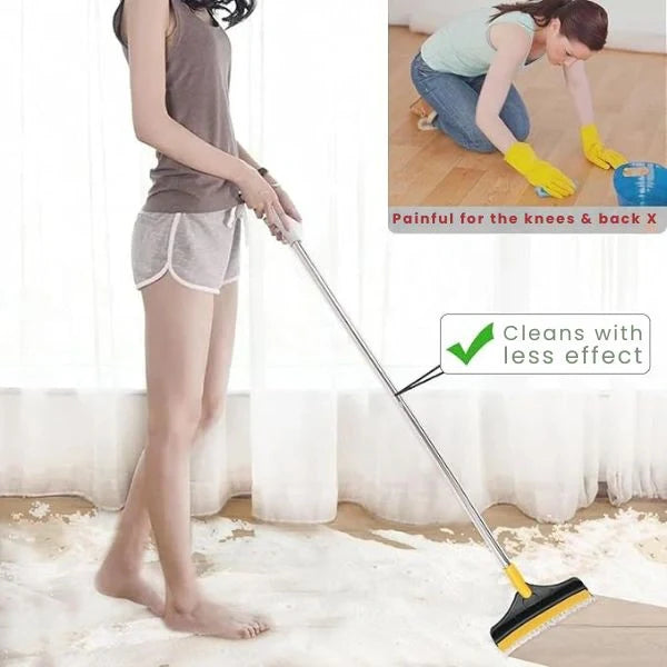 2-in-1 Scrubbing Brush | Corner Wiper | Flexible Head