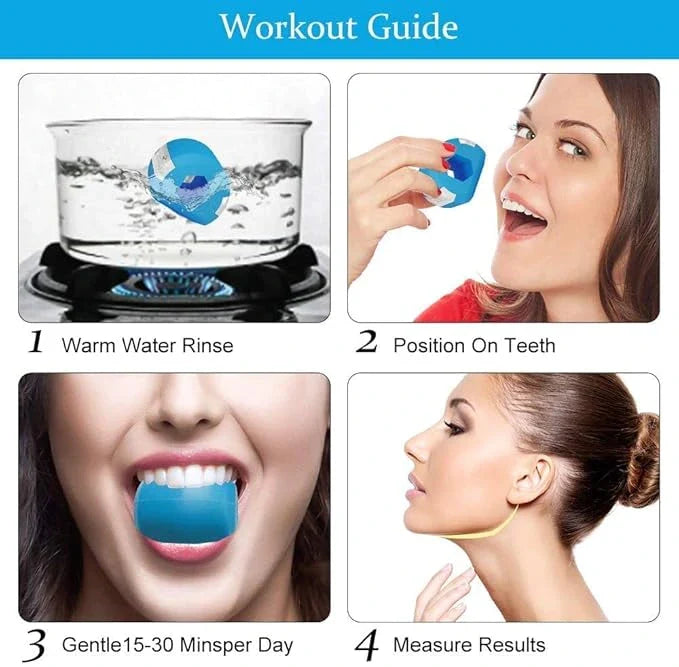 SharpJaw™- Jaw Shaper & Facial Toner | Sculpt, Shape & Lift | Compact Jaw Exerciser