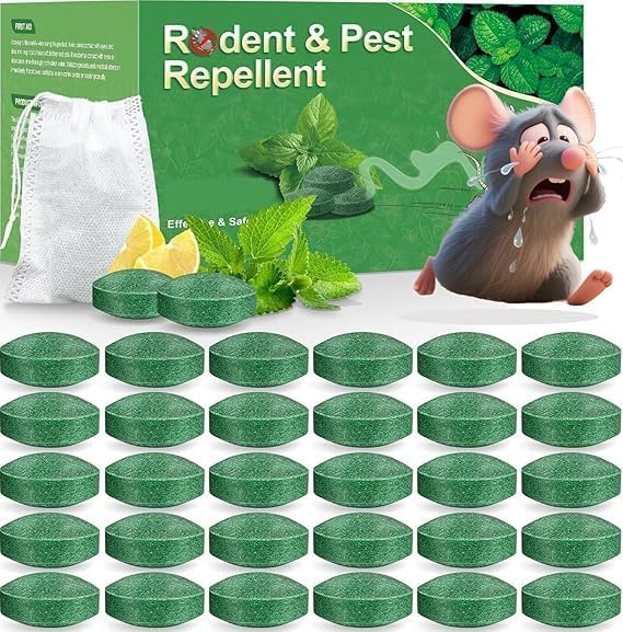 Rat Repellent for Car Home Pack of 1 (10 Tablet)