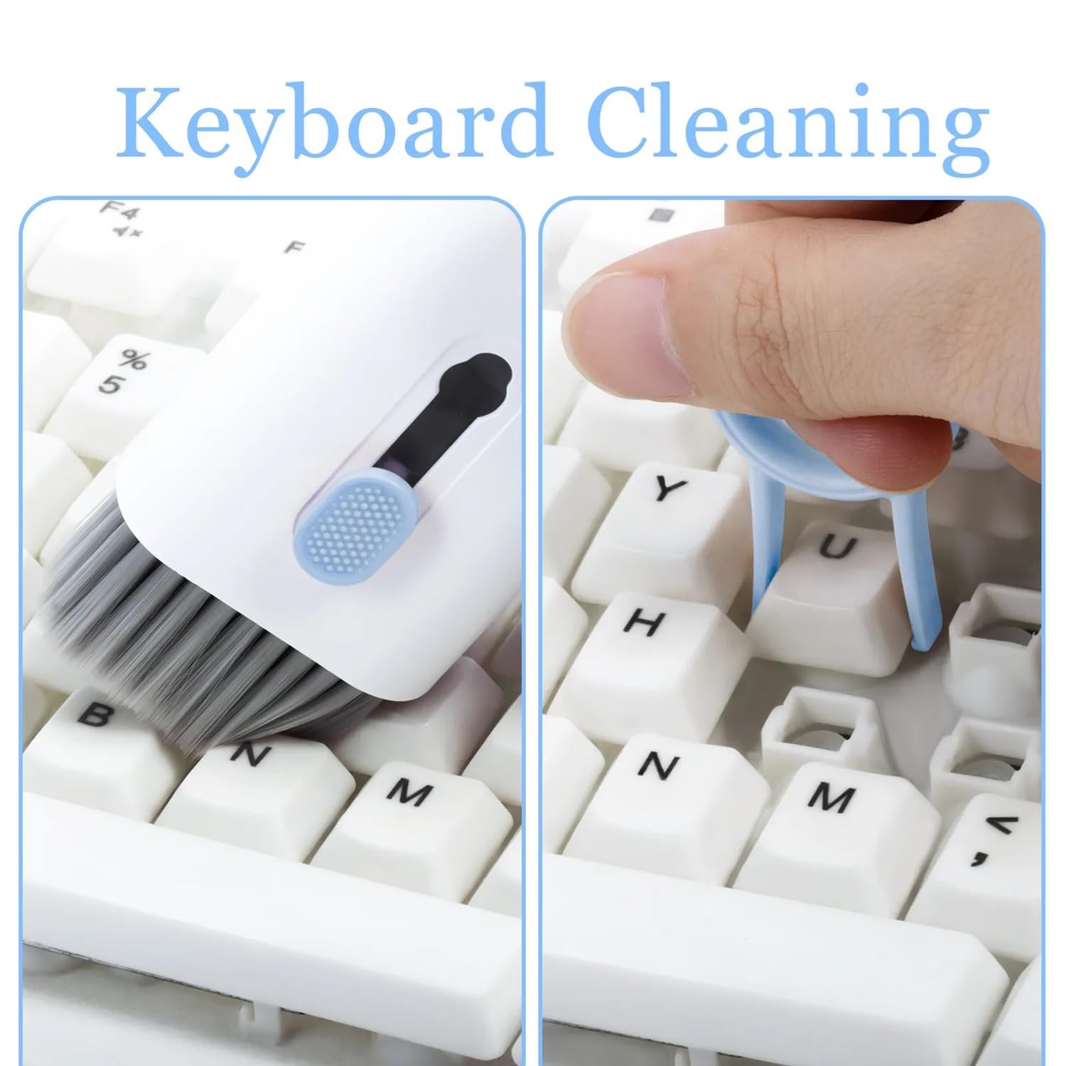 CleanCraft™ – Cleaning Kit | 7-in-1 Multifunctional Tools | For Keyboards, Gadgets & More