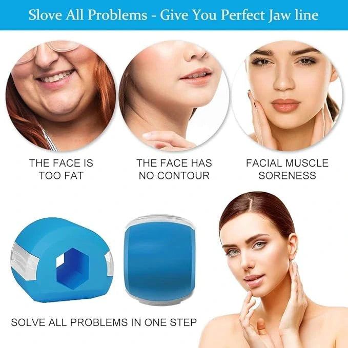 SharpJaw™- Jaw Shaper & Facial Toner | Sculpt, Shape & Lift | Compact Jaw Exerciser