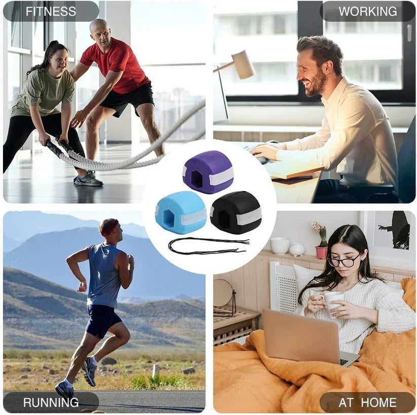 SharpJaw™- Jaw Shaper & Facial Toner | Sculpt, Shape & Lift | Compact Jaw Exerciser