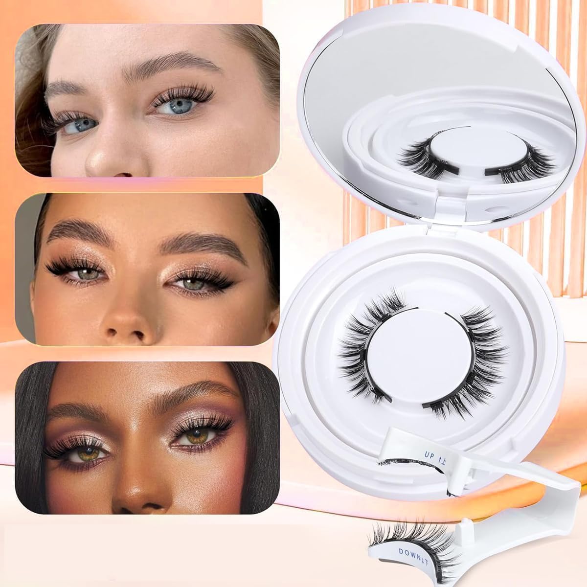 Magnetic Eyelashes Set (with Free Applicator)