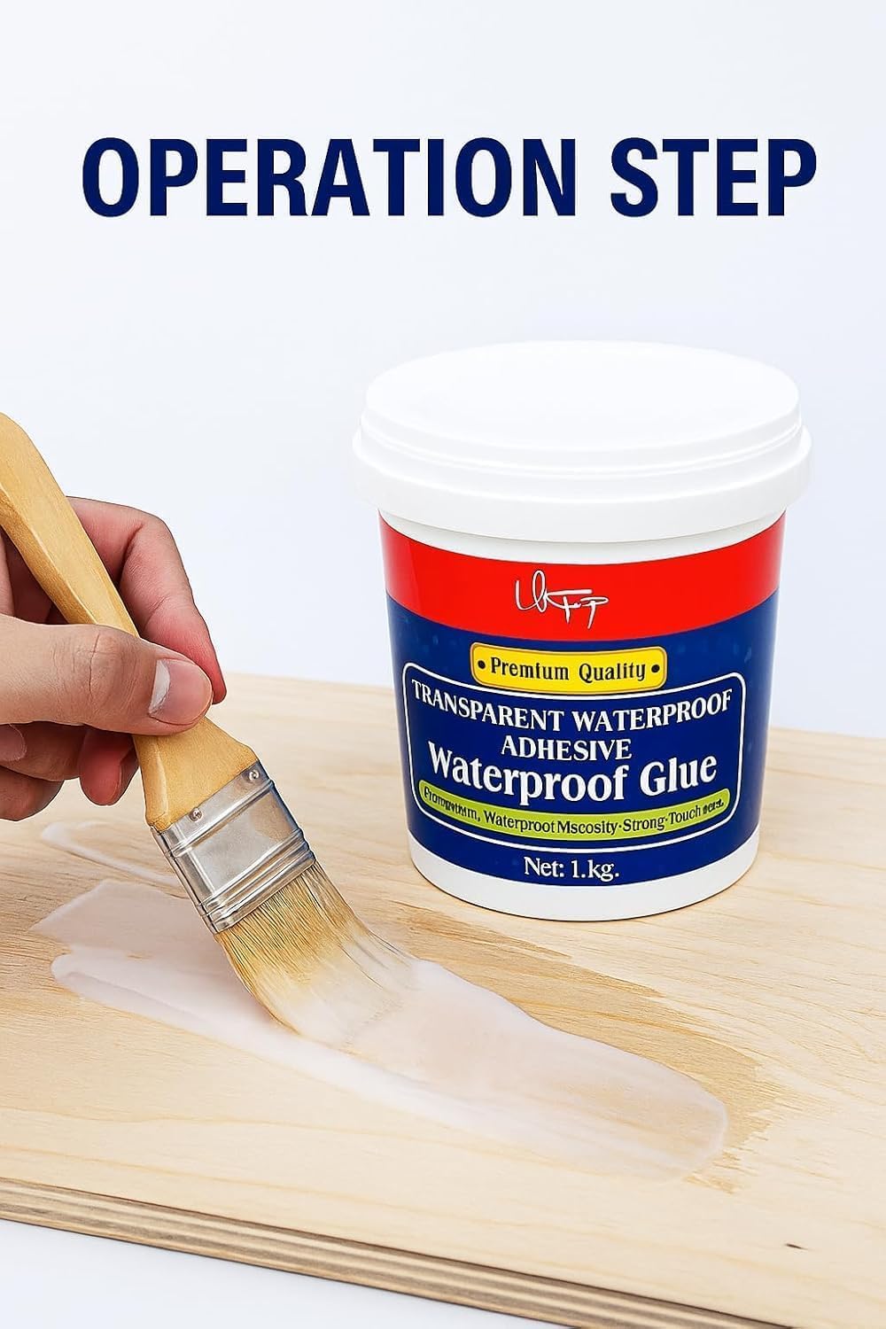 Waterproof Transparent Glue with Brush
