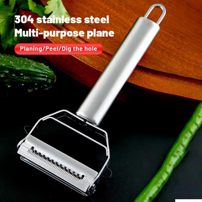 SwiftPeel™ – 3 in 1 Stainless Peeler | Sharp Blades, Anti-Rust | For Quick, Clean Prep