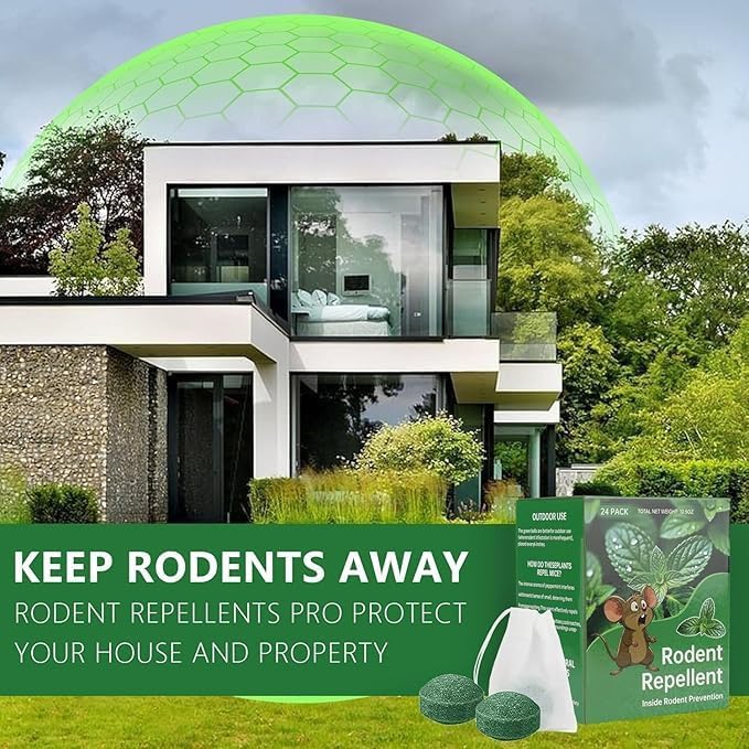 Rat Repellent for Car Home Pack of 1 (10 Tablet)