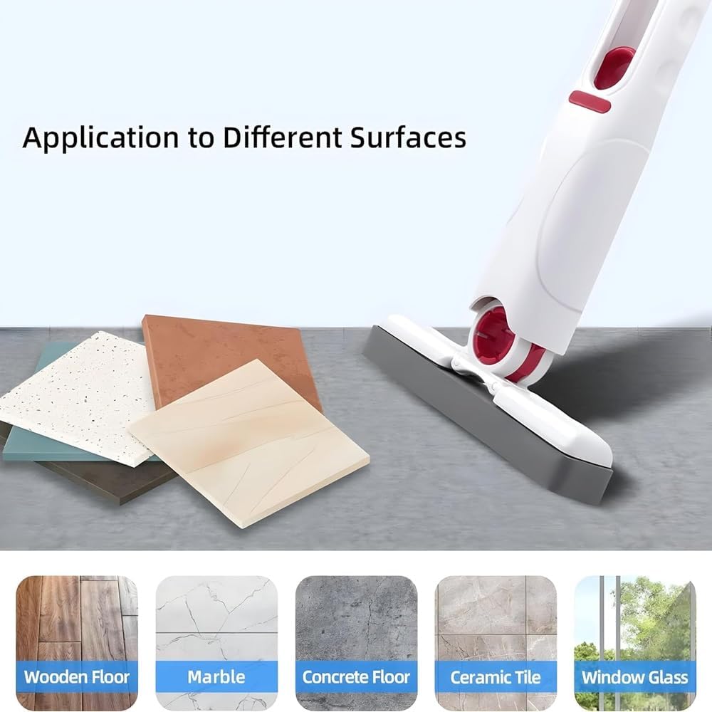 QuickMop™ – 2-in-1 Mop | Self-Squeezing Roller | Lightweight & Space-Saving