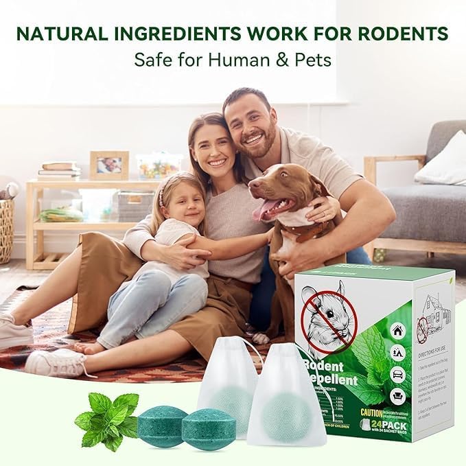 Rat Repellent for Car Home Pack of 1 (10 Tablet)