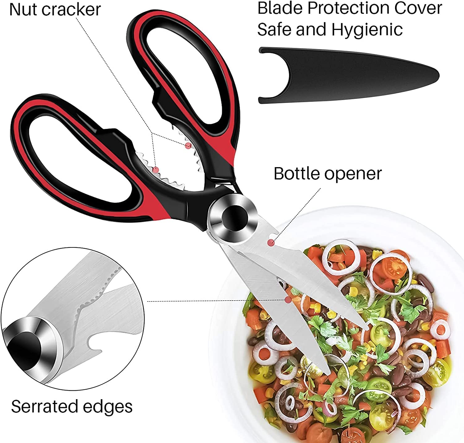 Multi Purpose Scissor for Meat, Fish, Vegetable & Home