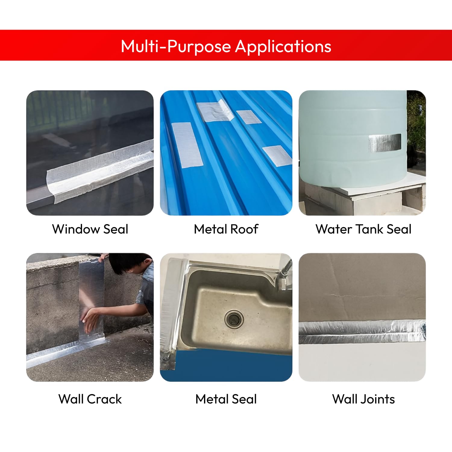 Waterproof Repair Tape for Pipe & Roof Leakage