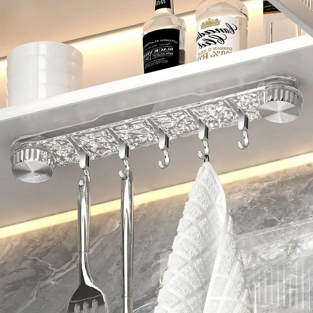 5-Powerful Vacuume Mount Hook | Suction Cup Wall Hook Rack