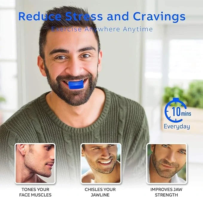 SharpJaw™- Jaw Shaper & Facial Toner | Sculpt, Shape & Lift | Compact Jaw Exerciser