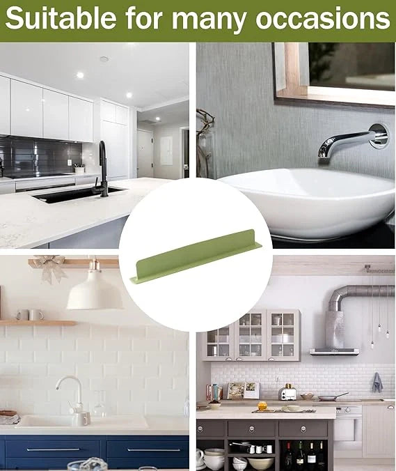 SplashShield™ – Sink Splash Guard | Flexible Silicone | Keeps Counters Dry & Clean