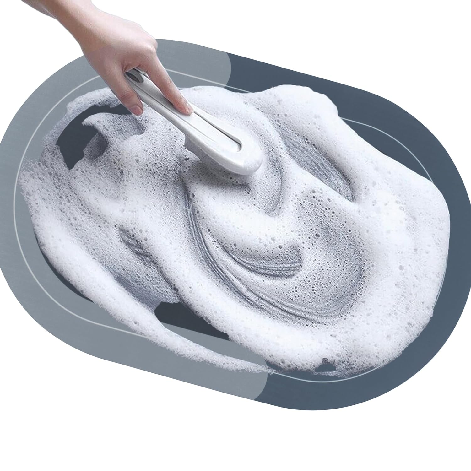 Anti-Slip Bathroom Mat | Water-Absorbing Rubber Doormat for Home, Kitchen, Washroom & Office | Non-Slip Rectangular Floor Mat