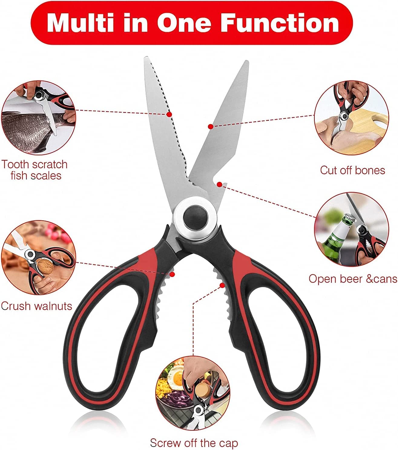 Multi Purpose Scissor for Meat, Fish, Vegetable & Home