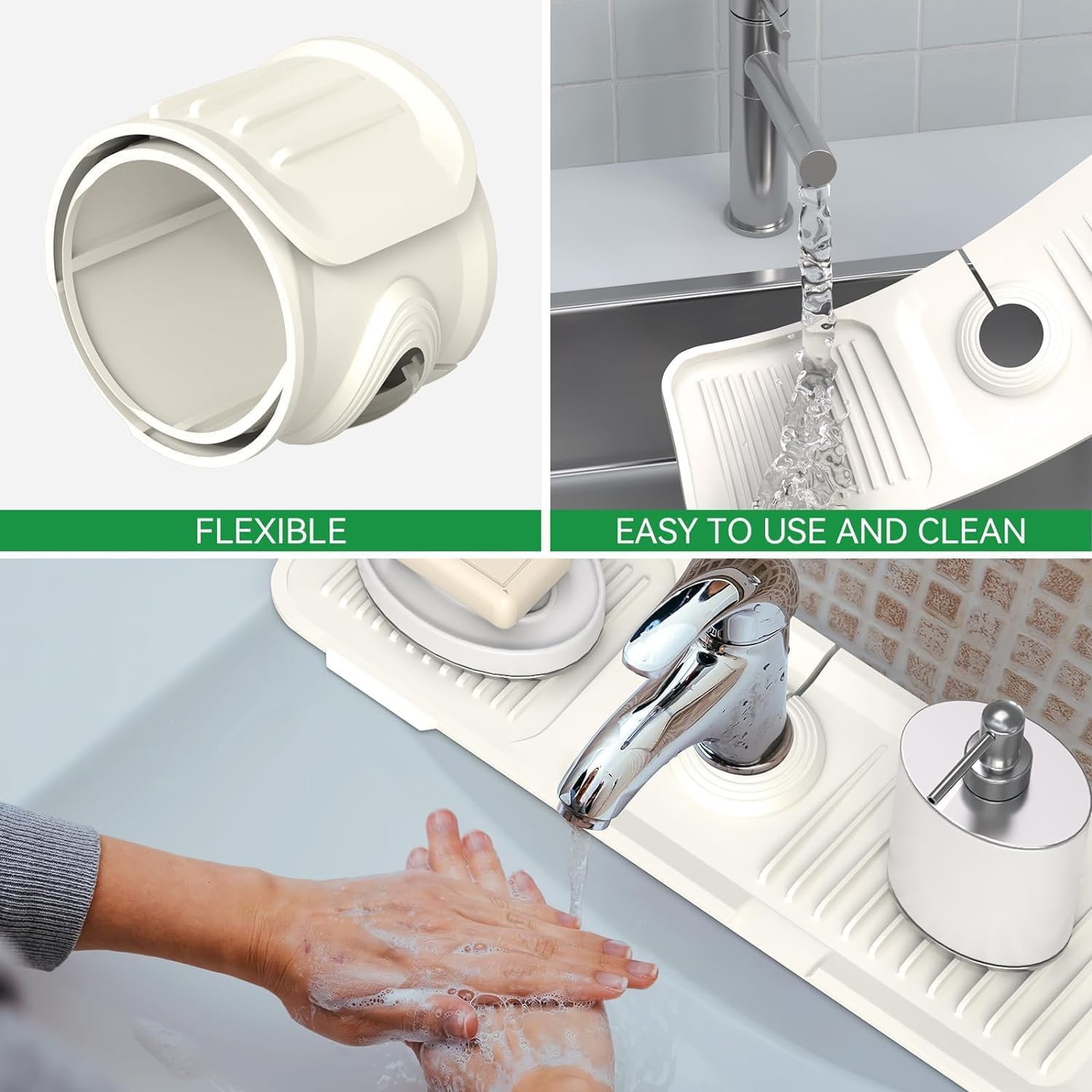drying™ Faucet Splash Guard & Drainage Mat