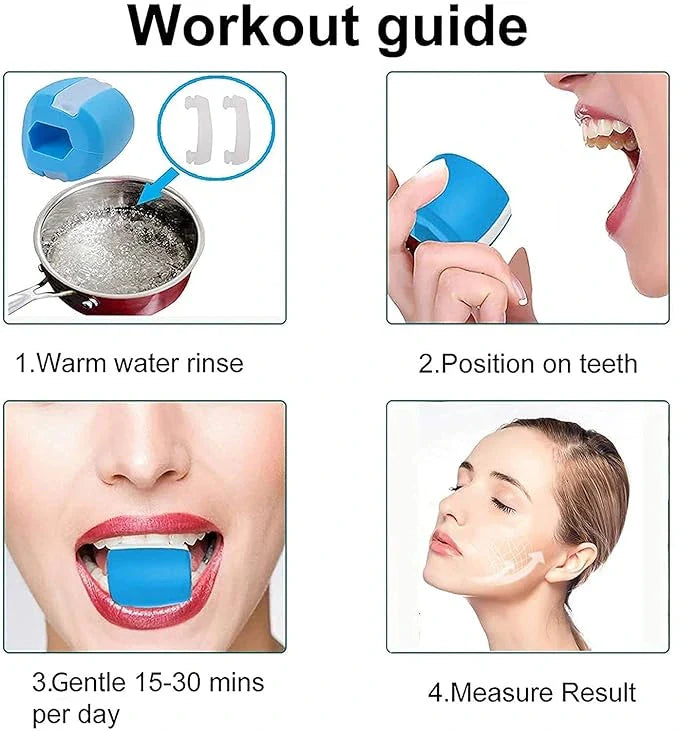 SharpJaw™- Jaw Shaper & Facial Toner | Sculpt, Shape & Lift | Compact Jaw Exerciser