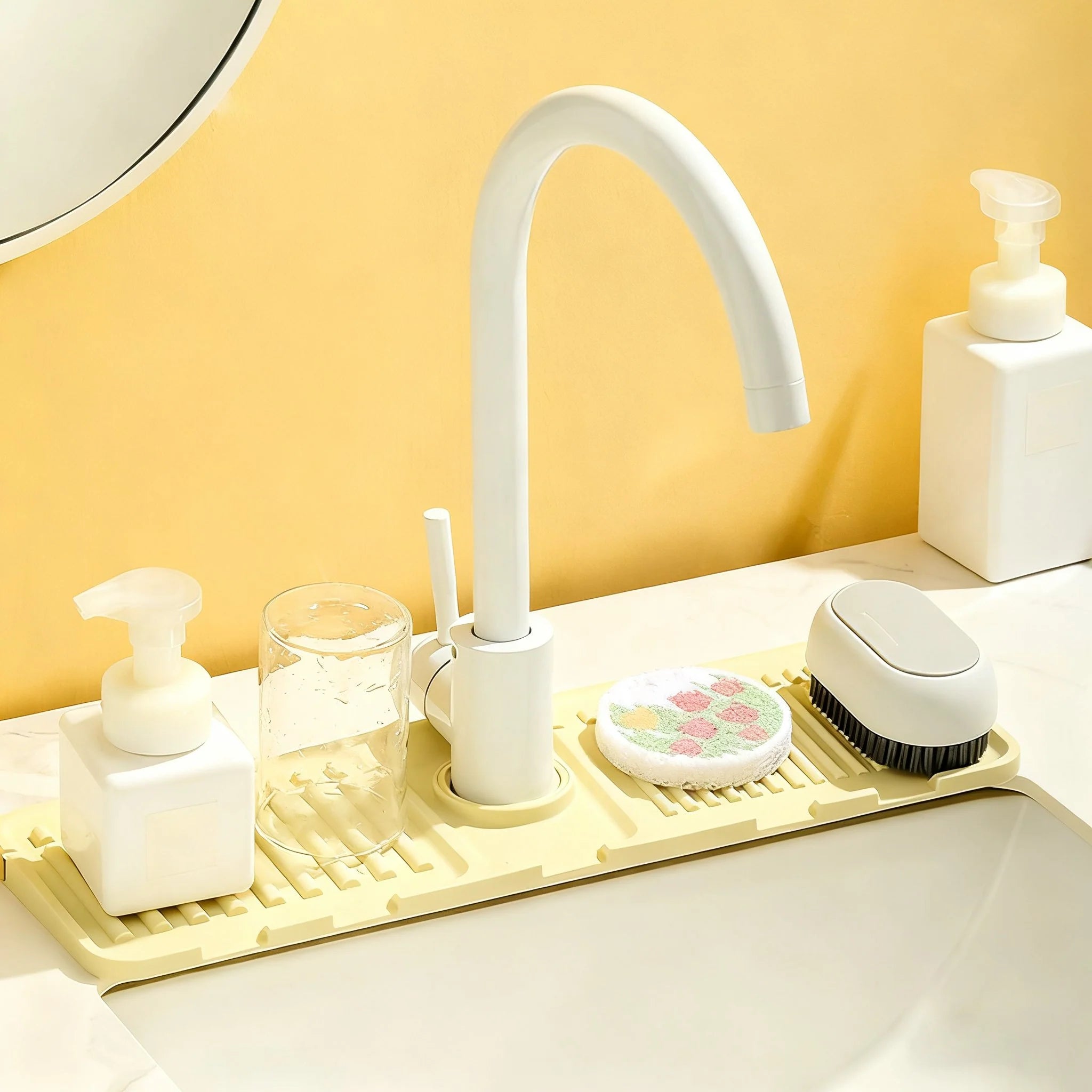 drying™ Faucet Splash Guard & Drainage Mat
